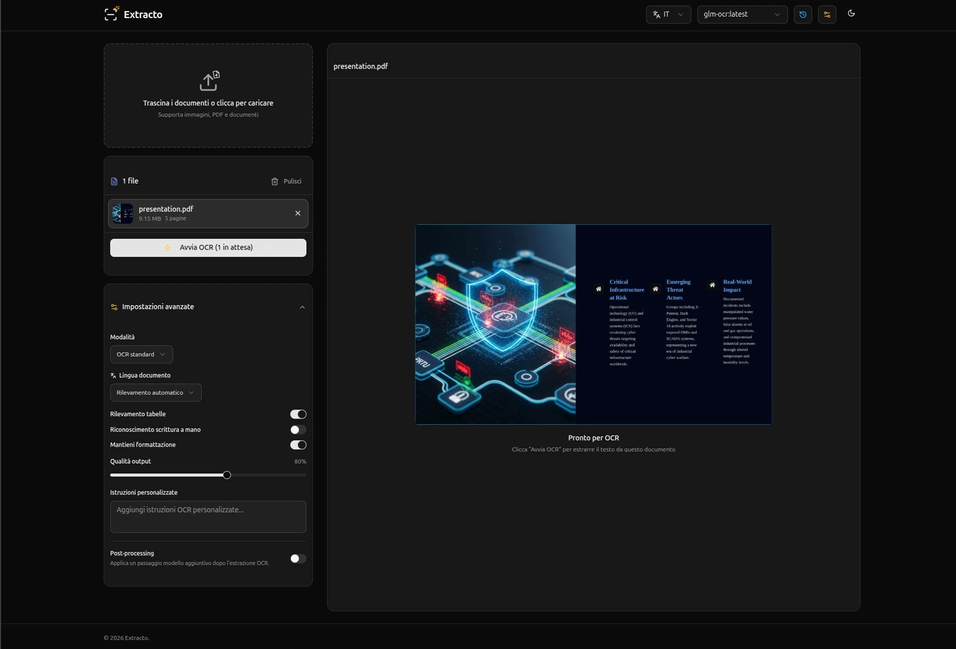 Screenshot di Extracto